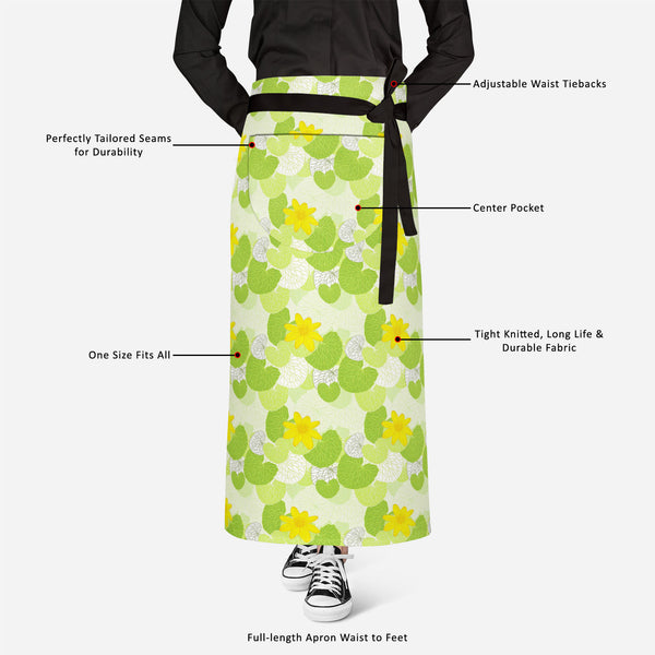Green Leaves Apron | Adjustable, Free Size & Waist Tiebacks-Aprons Waist to Knee-APR_WS_FT-IC 5007305 IC 5007305, Abstract Expressionism, Abstracts, Ancient, Art and Paintings, Botanical, Decorative, Digital, Digital Art, Floral, Flowers, Graphic, Historical, Illustrations, Medieval, Nature, Patterns, Retro, Scenic, Semi Abstract, Signs, Signs and Symbols, Vintage, Wedding, Wooden, green, leaves, full-length, apron, satin, fabric, adjustable, waist, tiebacks, abstract, art, backdrop, background, beautiful, 
