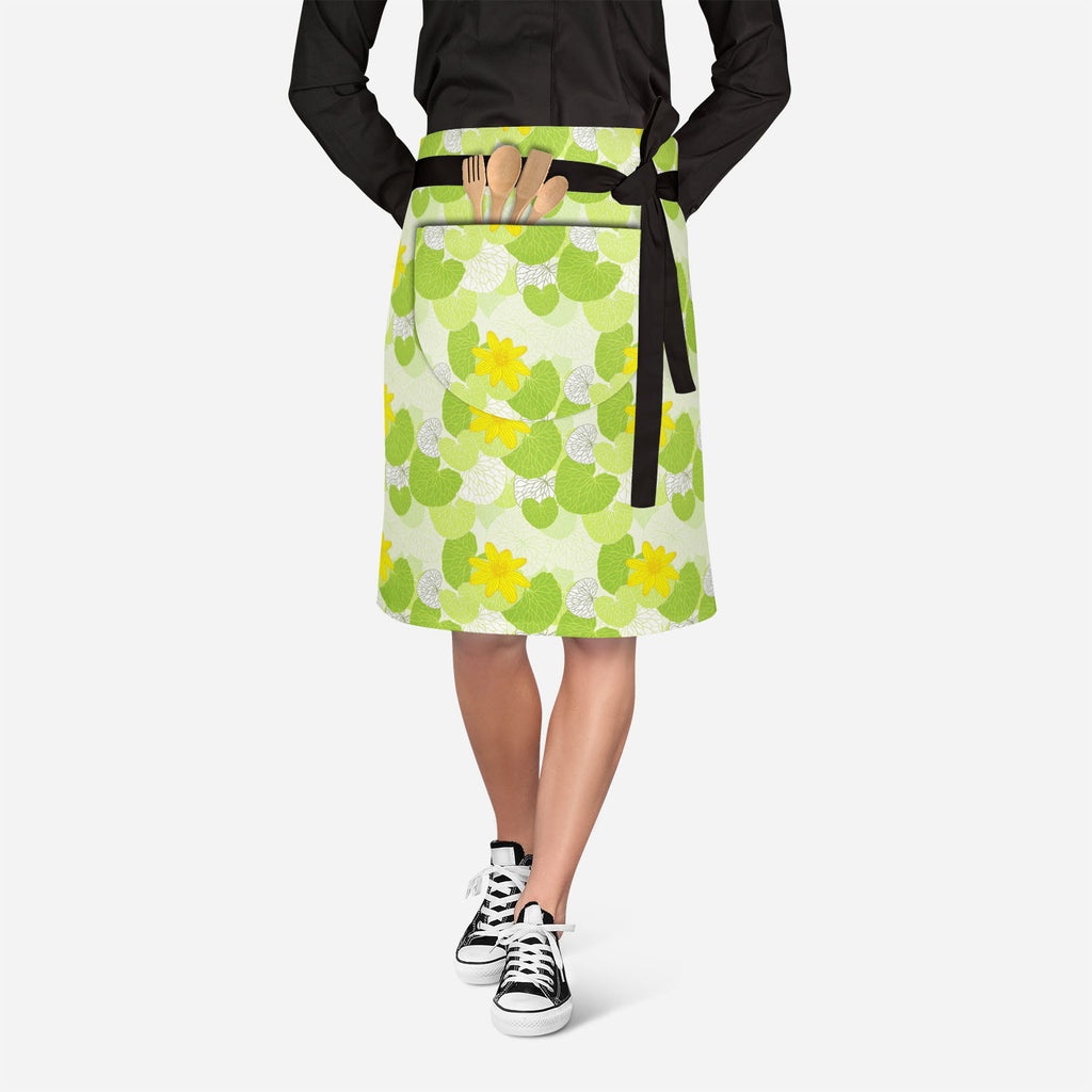 Green Leaves Apron | Adjustable, Free Size & Waist Tiebacks-Apron Waist to Feet-APR_WS_KN-IC 5007305 IC 5007305, Abstract Expressionism, Abstracts, Ancient, Art and Paintings, Botanical, Decorative, Digital, Digital Art, Floral, Flowers, Graphic, Historical, Illustrations, Medieval, Nature, Patterns, Retro, Scenic, Semi Abstract, Signs, Signs and Symbols, Vintage, Wedding, Wooden, green, leaves, apron, adjustable, free, size, waist, tiebacks, abstract, art, backdrop, background, beautiful, beauty, branch, c