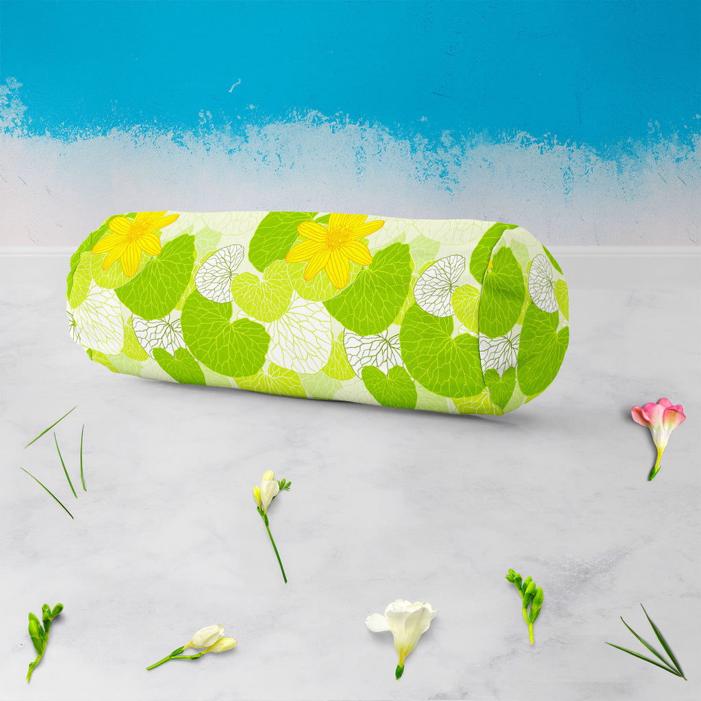 Green Leaves D1 Bolster Cover Booster Cases | Concealed Zipper Opening-Bolster Covers-BOL_CV_ZP-IC 5007305 IC 5007305, Abstract Expressionism, Abstracts, Ancient, Art and Paintings, Botanical, Decorative, Digital, Digital Art, Floral, Flowers, Graphic, Historical, Illustrations, Medieval, Nature, Patterns, Retro, Scenic, Semi Abstract, Signs, Signs and Symbols, Vintage, Wedding, Wooden, green, leaves, d1, bolster, cover, booster, cases, concealed, zipper, opening, abstract, art, backdrop, background, beauti