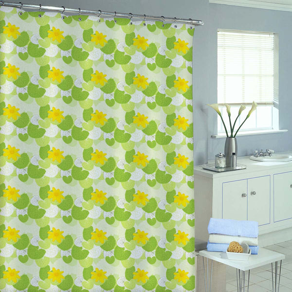 Green Leaves Washable Waterproof Shower Curtain-Shower Curtains-CUR_SH-IC 5007305 IC 5007305, Abstract Expressionism, Abstracts, Ancient, Art and Paintings, Botanical, Decorative, Digital, Digital Art, Floral, Flowers, Graphic, Historical, Illustrations, Medieval, Nature, Patterns, Retro, Scenic, Semi Abstract, Signs, Signs and Symbols, Vintage, Wedding, Wooden, green, leaves, washable, waterproof, shower, curtain, eyelets, abstract, art, backdrop, background, beautiful, beauty, branch, continuity, cute, de