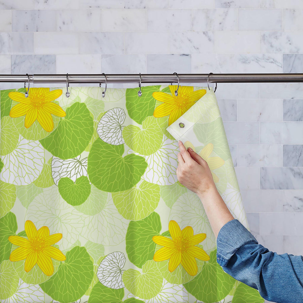 Green Leaves D1 Washable Waterproof Shower Curtain-Shower Curtains-CUR_SH-IC 5007305 IC 5007305, Abstract Expressionism, Abstracts, Ancient, Art and Paintings, Botanical, Decorative, Digital, Digital Art, Floral, Flowers, Graphic, Historical, Illustrations, Medieval, Nature, Patterns, Retro, Scenic, Semi Abstract, Signs, Signs and Symbols, Vintage, Wedding, Wooden, green, leaves, d1, washable, waterproof, shower, curtain, abstract, art, backdrop, background, beautiful, beauty, branch, continuity, cute, deco