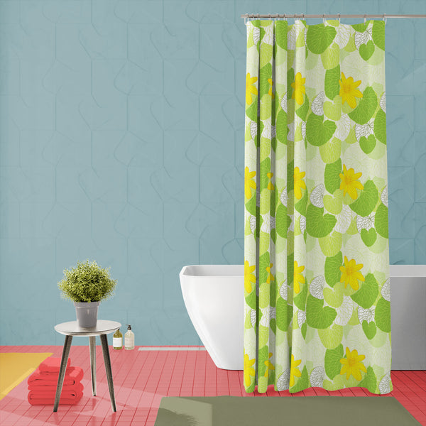 Green Leaves D1 Washable Waterproof Shower Curtain-Shower Curtains-CUR_SH-IC 5007305 IC 5007305, Abstract Expressionism, Abstracts, Ancient, Art and Paintings, Botanical, Decorative, Digital, Digital Art, Floral, Flowers, Graphic, Historical, Illustrations, Medieval, Nature, Patterns, Retro, Scenic, Semi Abstract, Signs, Signs and Symbols, Vintage, Wedding, Wooden, green, leaves, d1, washable, waterproof, polyester, shower, curtain, eyelets, abstract, art, backdrop, background, beautiful, beauty, branch, co