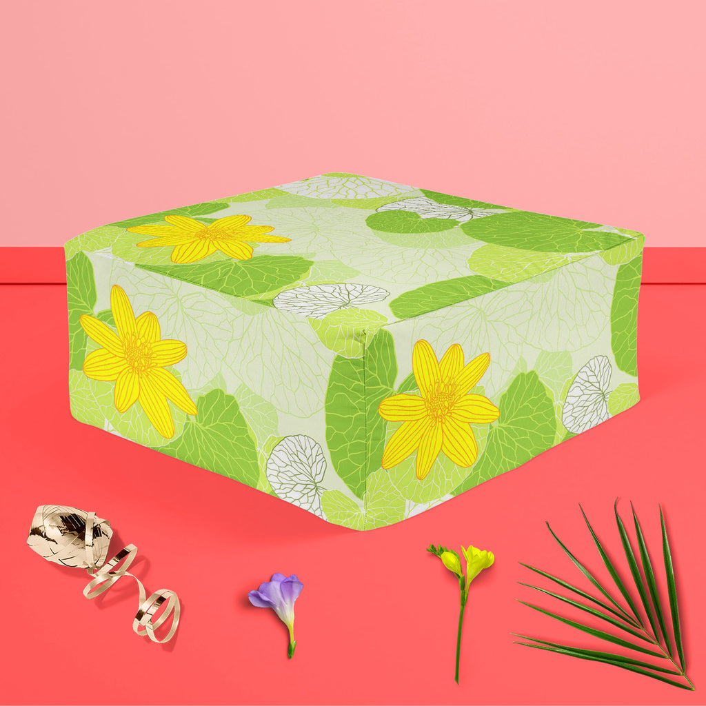 Green Leaves D1 Footstool Footrest Puffy Pouffe Ottoman Bean Bag | Canvas Fabric-Footstools-FST_CB_BN-IC 5007305 IC 5007305, Abstract Expressionism, Abstracts, Ancient, Art and Paintings, Botanical, Decorative, Digital, Digital Art, Floral, Flowers, Graphic, Historical, Illustrations, Medieval, Nature, Patterns, Retro, Scenic, Semi Abstract, Signs, Signs and Symbols, Vintage, Wedding, Wooden, green, leaves, d1, footstool, footrest, puffy, pouffe, ottoman, bean, bag, canvas, fabric, abstract, art, backdrop, 