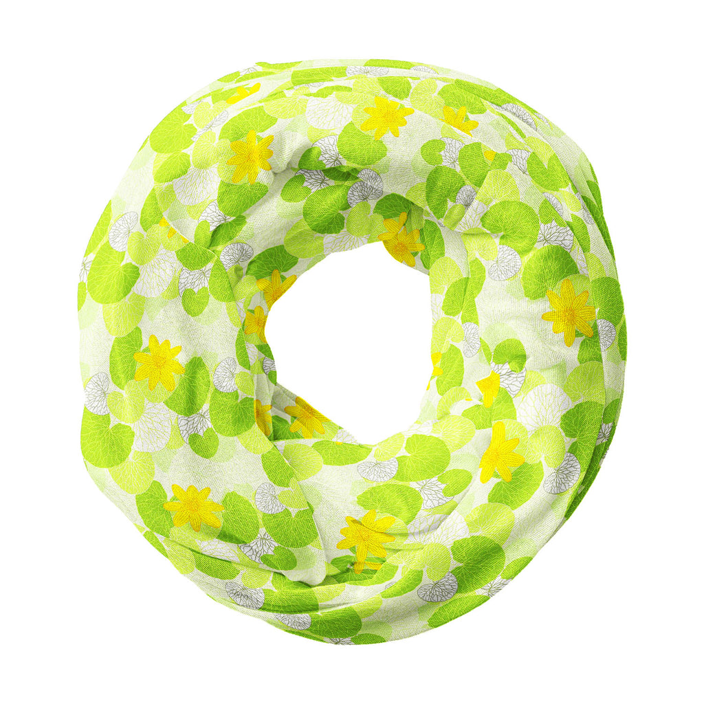 Green Leaves Printed Wraparound Infinity Loop Scarf | Girls & Women | Soft Poly Fabric-Scarfs Infinity Loop-SCF_FB_LP-IC 5007305 IC 5007305, Abstract Expressionism, Abstracts, Ancient, Art and Paintings, Botanical, Decorative, Digital, Digital Art, Floral, Flowers, Graphic, Historical, Illustrations, Medieval, Nature, Patterns, Retro, Scenic, Semi Abstract, Signs, Signs and Symbols, Vintage, Wedding, Wooden, green, leaves, printed, wraparound, infinity, loop, scarf, girls, women, soft, poly, fabric, abstrac