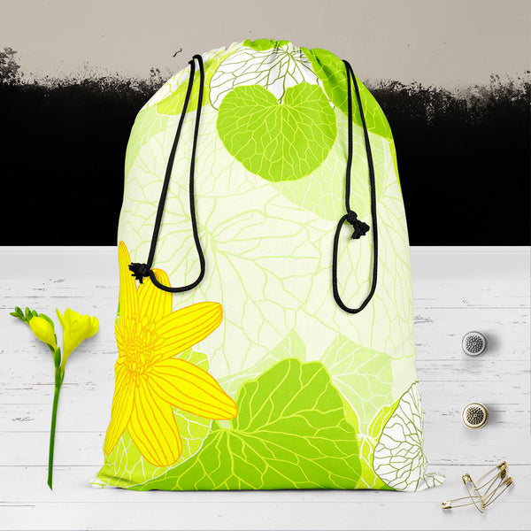 Green Leaves D1 Reusable Sack Bag | Bag for Gym, Storage, Vegetable & Travel-Drawstring Sack Bags-SCK_FB_DS-IC 5007305 IC 5007305, Abstract Expressionism, Abstracts, Ancient, Art and Paintings, Botanical, Decorative, Digital, Digital Art, Floral, Flowers, Graphic, Historical, Illustrations, Medieval, Nature, Patterns, Retro, Scenic, Semi Abstract, Signs, Signs and Symbols, Vintage, Wedding, Wooden, green, leaves, d1, reusable, sack, bag, for, gym, storage, vegetable, travel, cotton, canvas, fabric, abstract