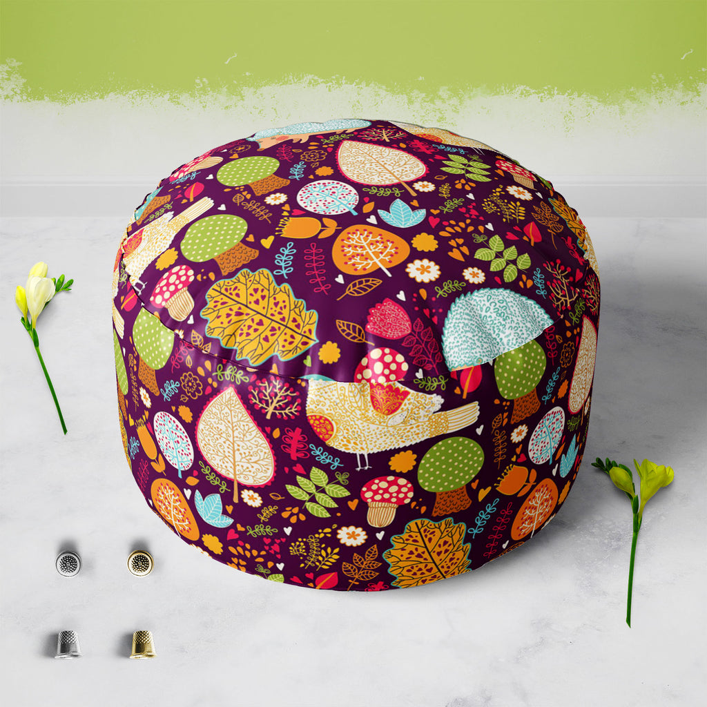 Crew Cut Leaves D2 Footstool Footrest Puffy Pouffe Ottoman Bean Bag | Canvas Fabric-Footstools-FST_CB_BN-IC 5007307 IC 5007307, Ancient, Animals, Baby, Birds, Botanical, Children, Drawing, Floral, Flowers, Historical, Illustrations, Kids, Love, Medieval, Nature, Patterns, Romance, Scenic, Seasons, Signs, Signs and Symbols, Vintage, crew, cut, leaves, d2, footstool, footrest, puffy, pouffe, ottoman, bean, bag, canvas, fabric, animal, autumn, background, bird, box, card, case, child, cover, cute, decor, decor