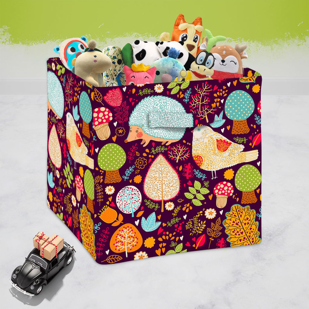 Crew Cut Leaves D2 Foldable Open Storage Bin | Organizer Box, Toy Basket, Shelf Box, Laundry Bag | Canvas Fabric-Storage Bins-STR_BI_CB-IC 5007307 IC 5007307, Ancient, Animals, Baby, Birds, Botanical, Children, Drawing, Floral, Flowers, Historical, Illustrations, Kids, Love, Medieval, Nature, Patterns, Romance, Scenic, Seasons, Signs, Signs and Symbols, Vintage, crew, cut, leaves, d2, foldable, open, storage, bin, organizer, box, toy, basket, shelf, laundry, bag, canvas, fabric, animal, autumn, background, 