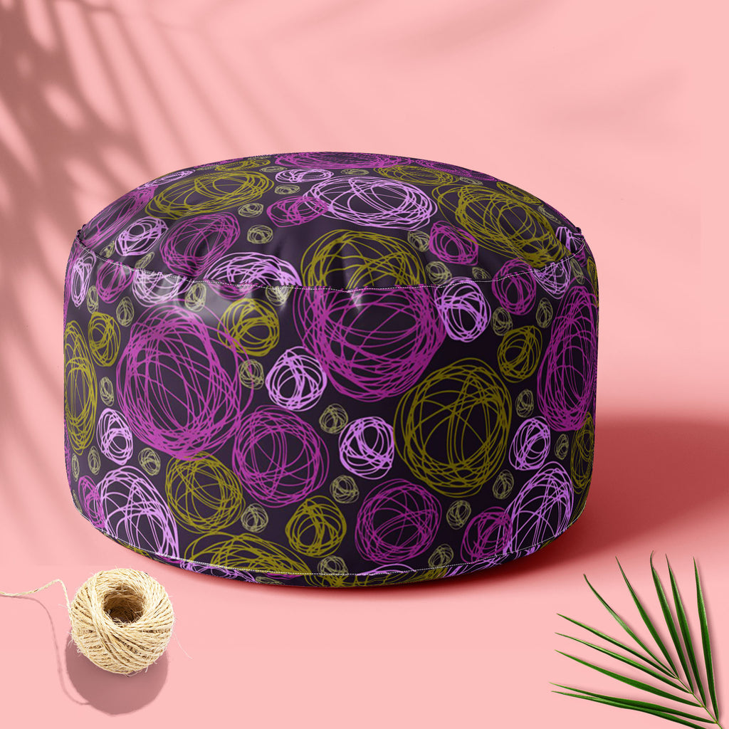 Swirl D1 Footstool Footrest Puffy Pouffe Ottoman Bean Bag | Canvas Fabric-Footstools-FST_CB_BN-IC 5007308 IC 5007308, Abstract Expressionism, Abstracts, Ancient, Art and Paintings, Botanical, Circle, Digital, Digital Art, Dots, Drawing, Fashion, Floral, Flowers, Graphic, Historical, Illustrations, Medieval, Modern Art, Nature, Patterns, Retro, Semi Abstract, Signs, Signs and Symbols, Vintage, swirl, d1, footstool, footrest, puffy, pouffe, ottoman, bean, bag, canvas, fabric, pattern, lace, seamless, abstract