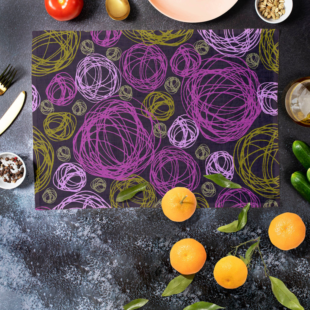 Swirl D1 Table Mat Placemat-Table Place Mats Fabric-MAT_TB-IC 5007308 IC 5007308, Abstract Expressionism, Abstracts, Ancient, Art and Paintings, Botanical, Circle, Digital, Digital Art, Dots, Drawing, Fashion, Floral, Flowers, Graphic, Historical, Illustrations, Medieval, Modern Art, Nature, Patterns, Retro, Semi Abstract, Signs, Signs and Symbols, Vintage, swirl, d1, table, mat, placemat, pattern, lace, seamless, abstract, art, artwork, backdrop, background, beautiful, collection, color, curly, decoration,