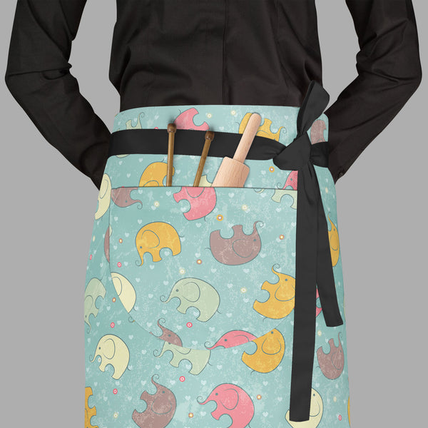 Baby Elephants D1 Apron | Adjustable, Free Size & Waist Tiebacks-Aprons Waist to Feet-APR_WS_FT-IC 5007309 IC 5007309, Abstract Expressionism, Abstracts, Animals, Animated Cartoons, Art and Paintings, Baby, Birthday, Botanical, Caricature, Cartoons, Children, Decorative, Digital, Digital Art, Drawing, Family, Floral, Flowers, Graphic, Hearts, Holidays, Icons, Illustrations, Kids, Love, Nature, Patterns, Semi Abstract, Signs, Signs and Symbols, Sports, elephants, d1, full-length, waist, to, feet, apron, poly