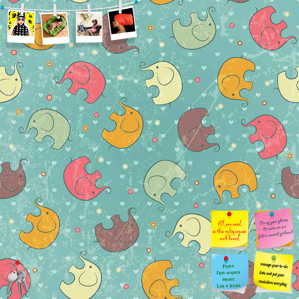 ArtzFolio Baby Elephants Printed Bulletin Board Notice Pin Board Soft Board | Frameless-Bulletin Boards Frameless-AZSAO15558232BLB_FL_L-Image Code 5007309 Vishnu Image Folio Pvt Ltd, IC 5007309, ArtzFolio, Bulletin Boards Frameless, Animals, Kids, Digital Art, baby, elephants, printed, bulletin, board, notice, pin, soft, frameless, seamless, background, cute, illustration, rgb, pin up board, push pin board, extra large cork board, big pin board, notice board, small bulletin board, cork board, wall notice bo