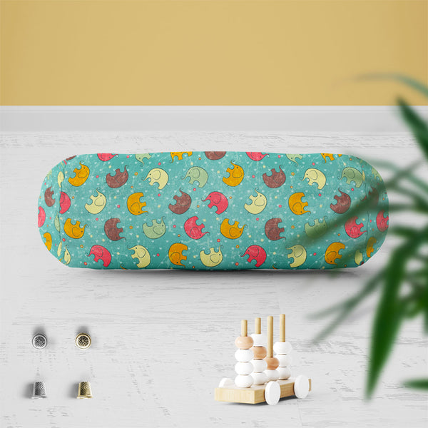 Baby Elephants D1 Bolster Cover Booster Cases | Concealed Zipper Opening-Bolster Covers-BOL_CV_ZP-IC 5007309 IC 5007309, Abstract Expressionism, Abstracts, Animals, Animated Cartoons, Art and Paintings, Baby, Birthday, Botanical, Caricature, Cartoons, Children, Decorative, Digital, Digital Art, Drawing, Family, Floral, Flowers, Graphic, Hearts, Holidays, Icons, Illustrations, Kids, Love, Nature, Patterns, Semi Abstract, Signs, Signs and Symbols, Sports, elephants, d1, bolster, cover, booster, cases, zipper,
