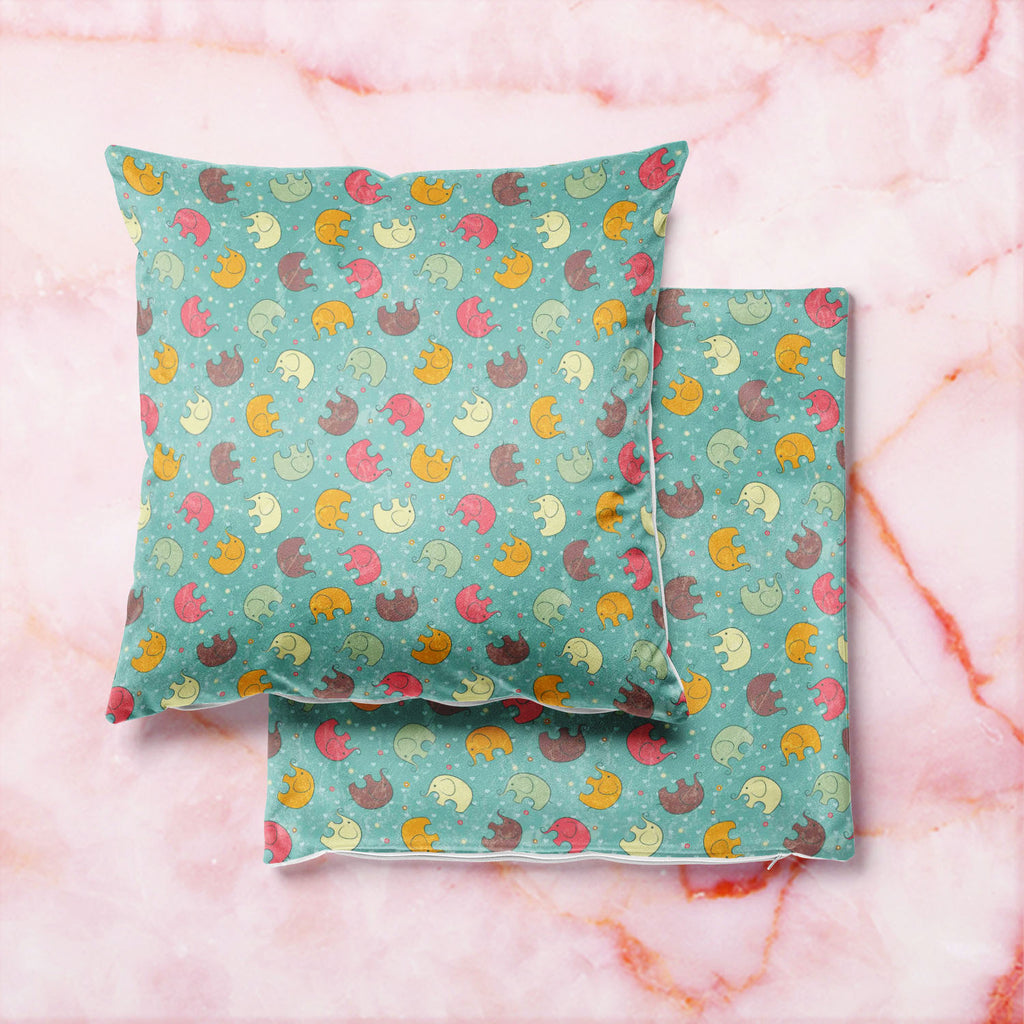 Baby Elephants D1 Cushion Cover Throw Pillow-Cushion Covers-CUS_CV-IC 5007309 IC 5007309, Abstract Expressionism, Abstracts, Animals, Animated Cartoons, Art and Paintings, Baby, Birthday, Botanical, Caricature, Cartoons, Children, Decorative, Digital, Digital Art, Drawing, Family, Floral, Flowers, Graphic, Hearts, Holidays, Icons, Illustrations, Kids, Love, Nature, Patterns, Semi Abstract, Signs, Signs and Symbols, Sports, elephants, d1, cushion, cover, throw, pillow, elephant, animal, pattern, abstract, ar