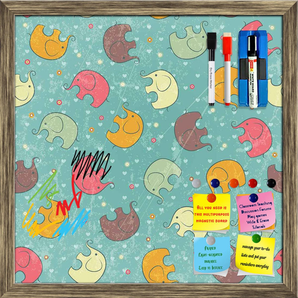 Baby Elephants Framed Magnetic Dry Erase Board | Combo with Magnet Buttons & Markers-Magnetic Boards Framed-MGB_FR-IC 5007309 IC 5007309, Abstract Expressionism, Abstracts, Animals, Animated Cartoons, Art and Paintings, Baby, Birthday, Botanical, Caricature, Cartoons, Children, Decorative, Digital, Digital Art, Drawing, Family, Floral, Flowers, Graphic, Hearts, Holidays, Icons, Illustrations, Kids, Love, Nature, Patterns, Semi Abstract, Signs, Signs and Symbols, Sports, elephants, framed, magnetic, dry, era