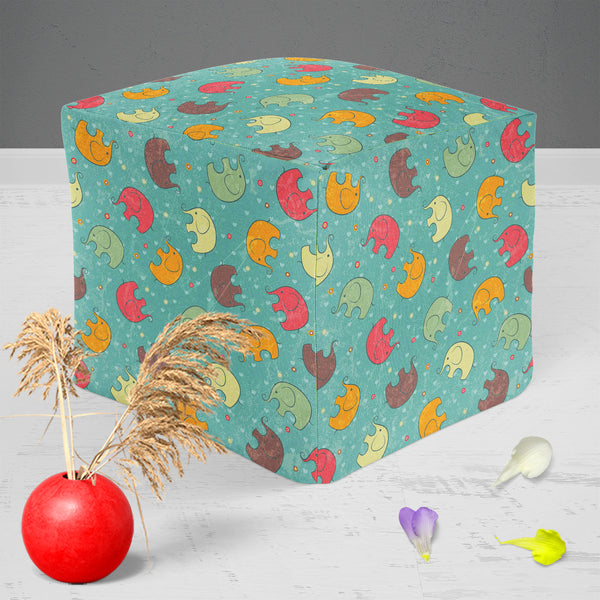 Baby Elephants D1 Footstool Footrest Puffy Pouffe Ottoman Bean Bag | Canvas Fabric-Footstools-FST_CB_BN-IC 5007309 IC 5007309, Abstract Expressionism, Abstracts, Animals, Animated Cartoons, Art and Paintings, Baby, Birthday, Botanical, Caricature, Cartoons, Children, Decorative, Digital, Digital Art, Drawing, Family, Floral, Flowers, Graphic, Hearts, Holidays, Icons, Illustrations, Kids, Love, Nature, Patterns, Semi Abstract, Signs, Signs and Symbols, Sports, elephants, d1, puffy, pouffe, ottoman, footstool