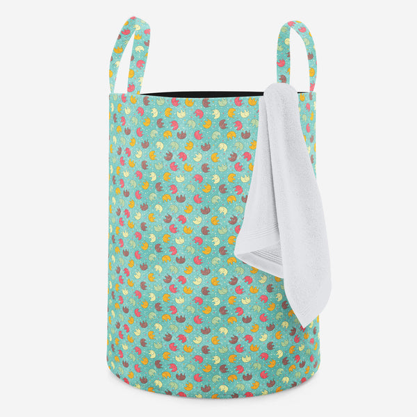 Baby Elephants Foldable Open Storage Bin | Organizer Box, Toy Basket, Shelf Box, Laundry Bag | Canvas Fabric-Storage Bins-STR_BI_RD-IC 5007309 IC 5007309, Abstract Expressionism, Abstracts, Animals, Animated Cartoons, Art and Paintings, Baby, Birthday, Botanical, Caricature, Cartoons, Children, Decorative, Digital, Digital Art, Drawing, Family, Floral, Flowers, Graphic, Hearts, Holidays, Icons, Illustrations, Kids, Love, Nature, Patterns, Semi Abstract, Signs, Signs and Symbols, Sports, elephants, foldable,