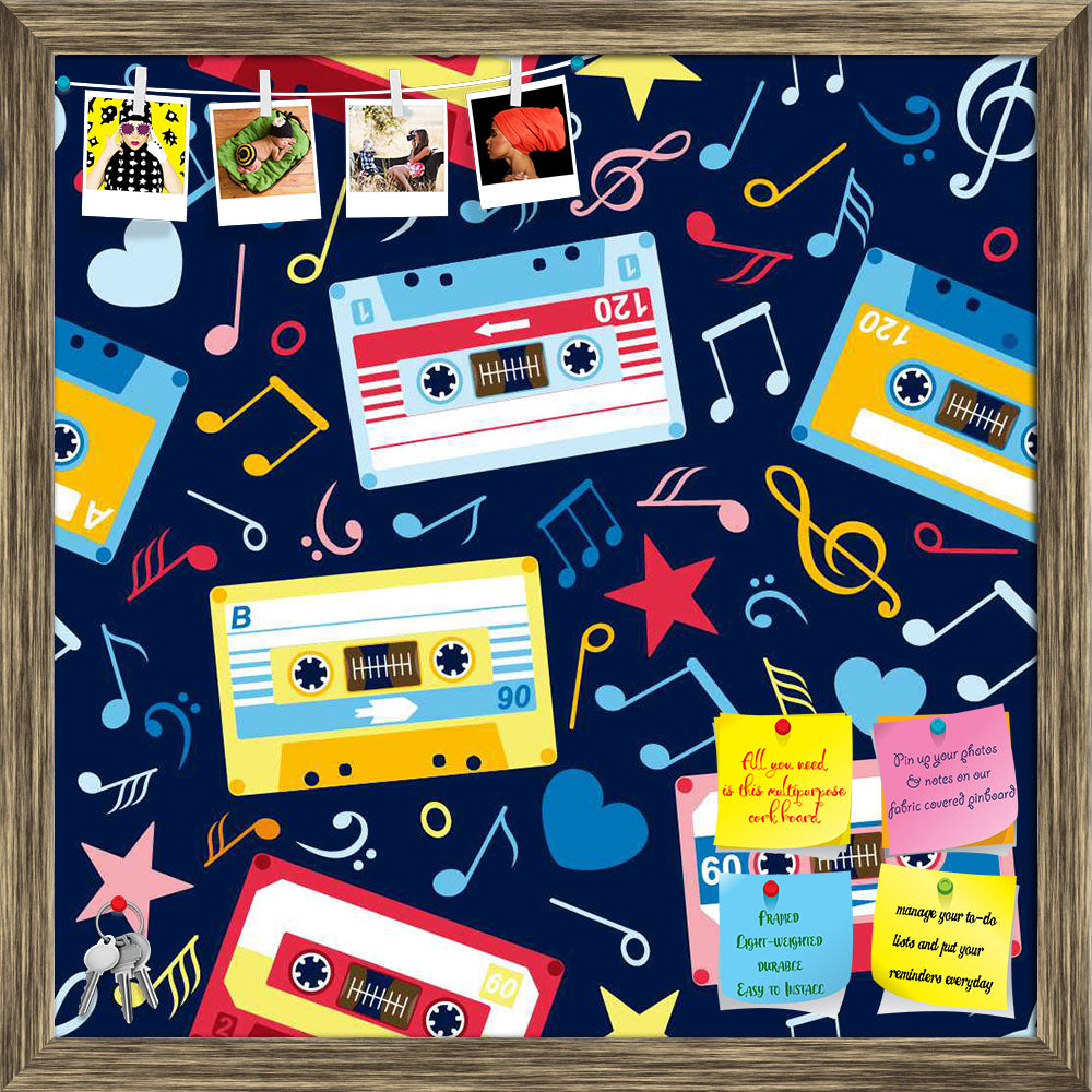 ArtzFolio Music Cassettes Printed Bulletin Board Notice Pin Board Soft Board | Framed-Bulletin Boards Framed-AZSAO15639421BLB_FR_L-Image Code 5007310 Vishnu Image Folio Pvt Ltd, IC 5007310, ArtzFolio, Bulletin Boards Framed, Music & Dance, Digital Art, music, cassettes, printed, bulletin, board, notice, pin, soft, framed, seamless, pattern, notes, old, pin up board, push pin board, extra large cork board, big pin board, notice board, small bulletin board, cork board, wall notice board, giant cork board, bul