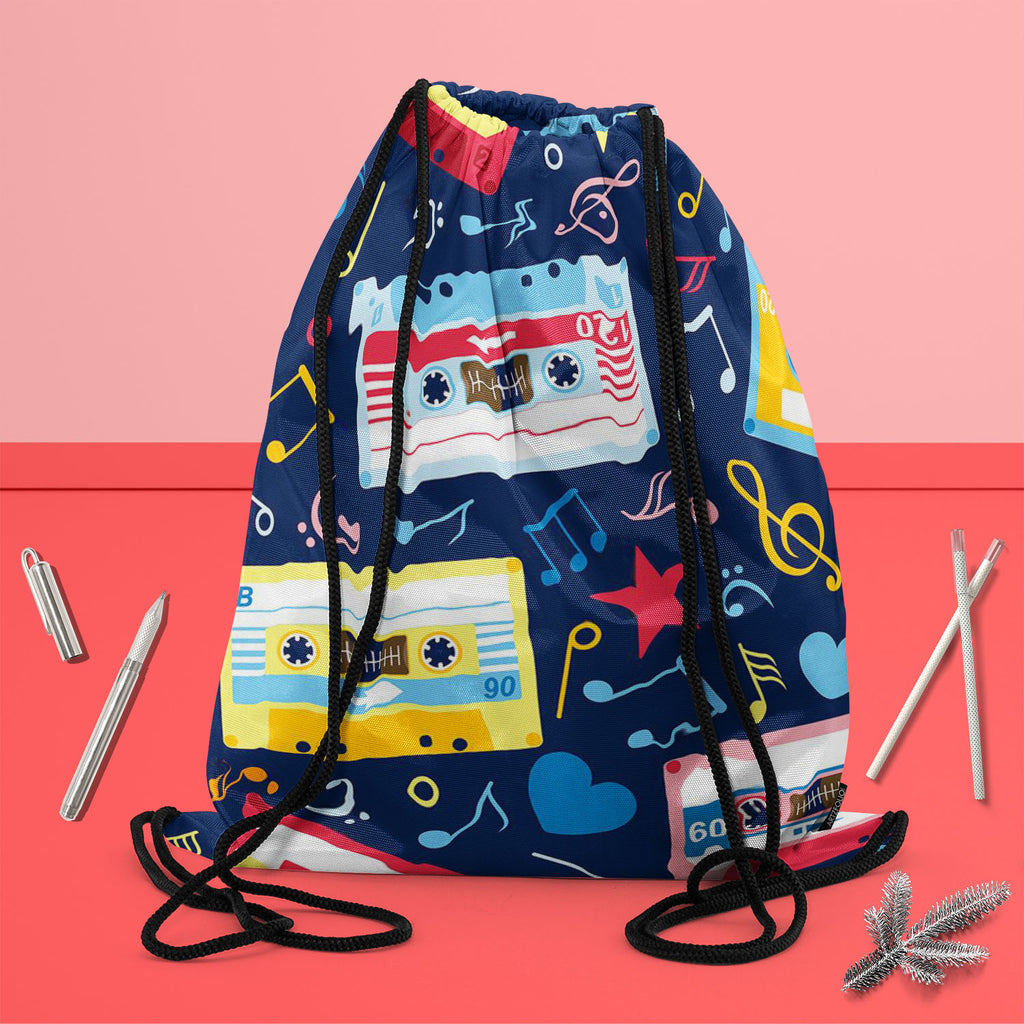 Music Cassettes Backpack for Students | College & Travel Bag-Backpacks-BPK_FB_DS-IC 5007310 IC 5007310, Abstract Expressionism, Abstracts, Ancient, Animated Cartoons, Caricature, Cartoons, Drawing, Historical, Illustrations, Medieval, Music, Music and Dance, Music and Musical Instruments, Musical Instruments, Patterns, Retro, Semi Abstract, Signs, Signs and Symbols, Vintage, cassettes, backpack, for, students, college, travel, bag, pattern, abstract, audio, cassette, background, blue, cartoon, classic, colo