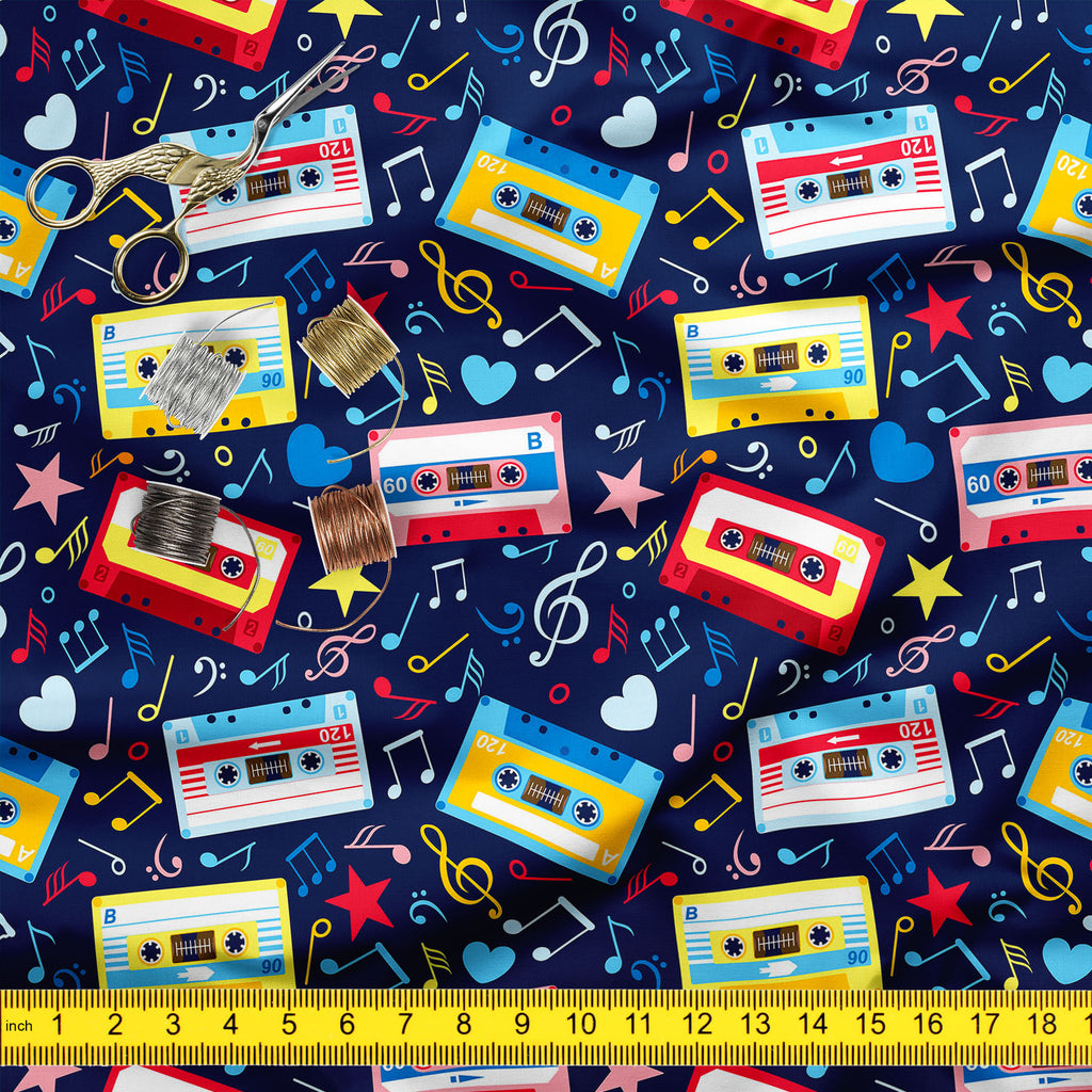 Music Cassettes Sofa Fabric by Metre | Upholstery For Sofa, Curtains & Cushions-Sofa Fabrics-SOF_FB-IC 5007310 IC 5007310, Abstract Expressionism, Abstracts, Ancient, Animated Cartoons, Caricature, Cartoons, Drawing, Historical, Illustrations, Medieval, Music, Music and Dance, Music and Musical Instruments, Musical Instruments, Patterns, Retro, Semi Abstract, Signs, Signs and Symbols, Vintage, cassettes, sofa, fabric, by, metre, upholstery, for, curtains, cushions, pattern, abstract, audio, cassette, backgr