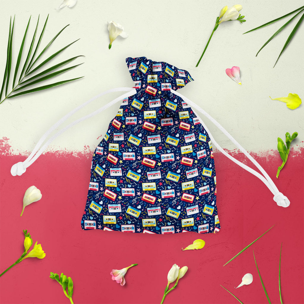 Music Cassettes Pouch Wrist Potli Bag | Bag for Weddings & Casual Parties-Drawstring Pouches-PCH_FB_DS-IC 5007310 IC 5007310, Abstract Expressionism, Abstracts, Ancient, Animated Cartoons, Caricature, Cartoons, Drawing, Historical, Illustrations, Medieval, Music, Music and Dance, Music and Musical Instruments, Musical Instruments, Patterns, Retro, Semi Abstract, Signs, Signs and Symbols, Vintage, cassettes, pouch, wrist, potli, bag, for, weddings, casual, parties, pattern, abstract, audio, cassette, backgro