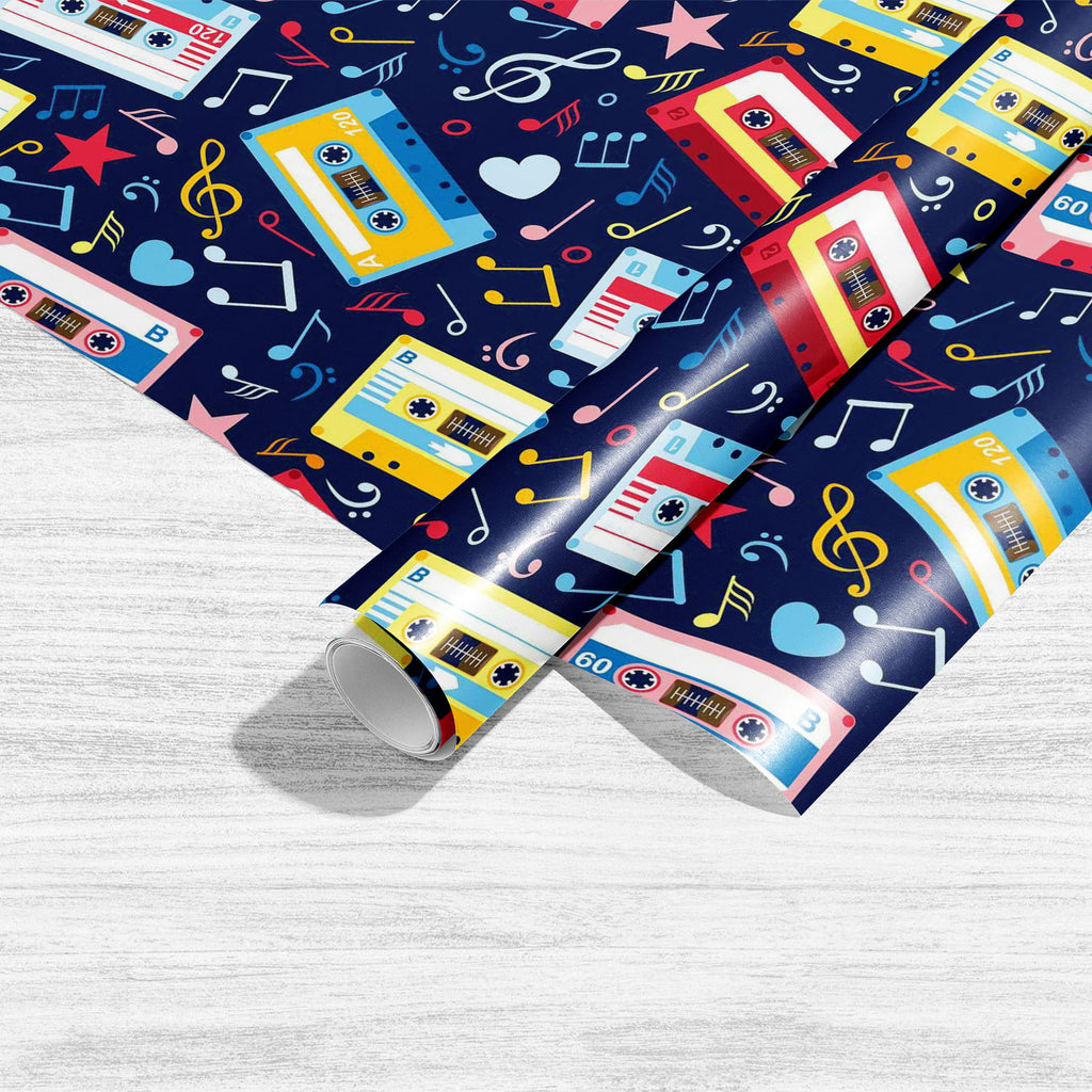Music Cassettes Art & Craft Gift Wrapping Paper-Wrapping Papers-WRP_PP-IC 5007310 IC 5007310, Abstract Expressionism, Abstracts, Ancient, Animated Cartoons, Caricature, Cartoons, Drawing, Historical, Illustrations, Medieval, Music, Music and Dance, Music and Musical Instruments, Musical Instruments, Patterns, Retro, Semi Abstract, Signs, Signs and Symbols, Vintage, cassettes, art, craft, gift, wrapping, paper, pattern, abstract, audio, cassette, background, blue, cartoon, classic, color, colorful, compact, 
