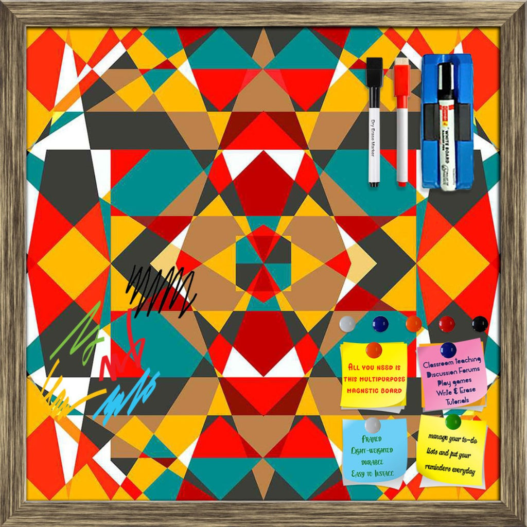 Tribal Art Framed Magnetic Dry Erase Board | Combo with Magnet Buttons & Markers-Magnetic Boards Framed-MGB_FR-IC 5007311 IC 5007311, Abstract Expressionism, Abstracts, Ancient, Art and Paintings, Culture, Decorative, Digital, Digital Art, Drawing, Ethnic, Fantasy, Fashion, Folk Art, Geometric, Geometric Abstraction, Graphic, Historical, Illustrations, Medieval, Mexican, Modern Art, Patterns, Retro, Semi Abstract, Signs, Signs and Symbols, Traditional, Tribal, Vintage, World Culture, art, framed, magnetic, 