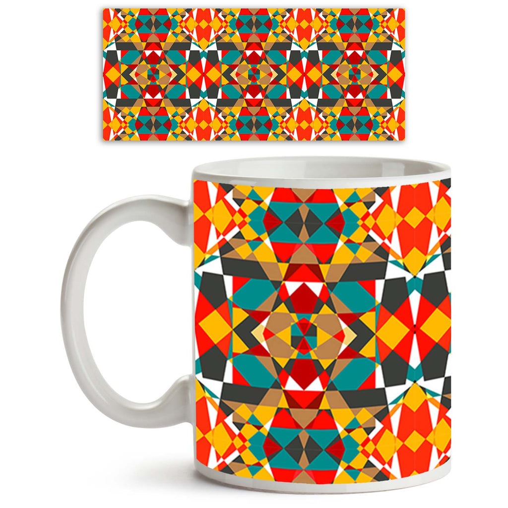ArtzFolio Tribal Art D1 Ceramic Coffee Tea Mug Inside White-Coffee Mugs-AZKIT15646036MUG_L-Image Code 5007311 Vishnu Image Folio Pvt Ltd, IC 5007311, ArtzFolio, Coffee Mugs, Abstract, Digital Art, tribal, art, d1, ceramic, coffee, tea, mug, inside, white, seamless, vector, texture, bright, pattern, coffee mugs with logo, promotional mugs, bulk coffee mug, office mugs, amazonbasics, custom coffee mugs, custom ceramic mugs, 11ounce ceramic coffee mug, coffee cup gift, tea mug, promotional coffee mugs, custom 