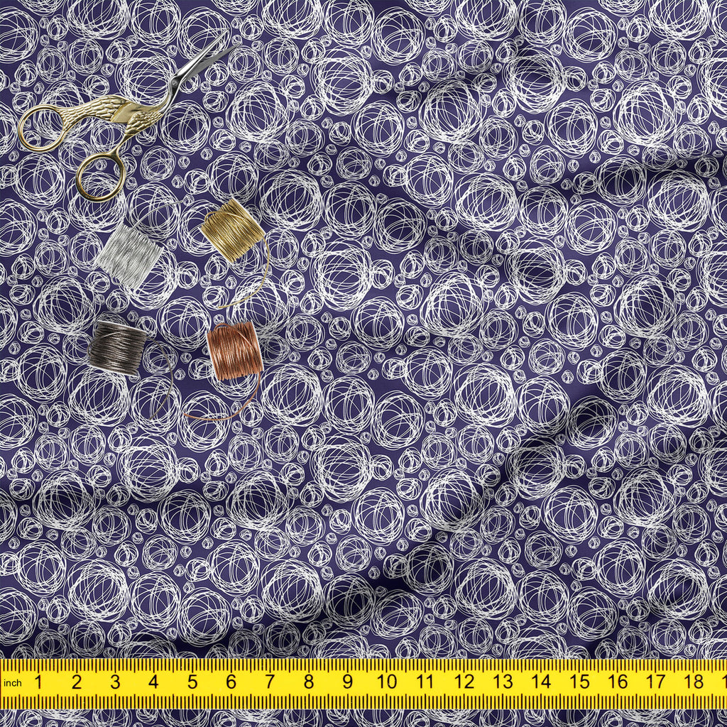 Doodle Circles D1 Upholstery Fabric by Metre | For Sofa, Curtains, Cushions, Furnishing, Craft, Dress Material-Upholstery Fabrics-FAB_RW-IC 5007312 IC 5007312, Abstract Expressionism, Abstracts, Ancient, Art and Paintings, Black and White, Circle, Cross, Decorative, Geometric, Geometric Abstraction, Historical, Illustrations, Medieval, Modern Art, Patterns, Retro, Semi Abstract, Signs, Signs and Symbols, Vintage, White, doodle, circles, d1, upholstery, fabric, by, metre, for, sofa, curtains, cushions, furni