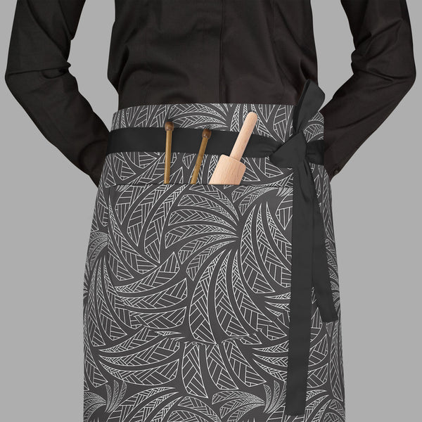 Ethnic Art Apron | Adjustable, Free Size & Waist Tiebacks-Aprons Waist to Feet-APR_WS_FT-IC 5007314 IC 5007314, Abstract Expressionism, Abstracts, African, Ancient, Art and Paintings, Black, Black and White, Calligraphy, Culture, Decorative, Digital, Digital Art, Ethnic, Folk Art, Geometric, Geometric Abstraction, Graphic, Historical, Illustrations, Medieval, Modern Art, Patterns, Retro, Semi Abstract, Signs, Signs and Symbols, Symbols, Text, Traditional, Tribal, Vintage, World Culture, art, full-length, wa
