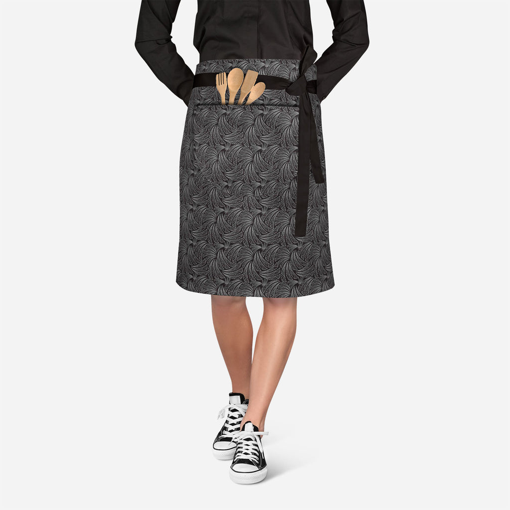 Ethnic Art Apron | Adjustable, Free Size & Waist Tiebacks-Apron Waist to Feet-APR_WS_KN-IC 5007314 IC 5007314, Abstract Expressionism, Abstracts, African, Ancient, Art and Paintings, Black, Black and White, Calligraphy, Culture, Decorative, Digital, Digital Art, Ethnic, Folk Art, Geometric, Geometric Abstraction, Graphic, Historical, Illustrations, Medieval, Modern Art, Patterns, Retro, Semi Abstract, Signs, Signs and Symbols, Symbols, Text, Traditional, Tribal, Vintage, World Culture, art, apron, adjustabl