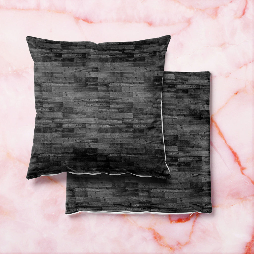 Dark Parquet Cushion Cover Throw Pillow-Cushion Covers-CUS_CV-IC 5007315 IC 5007315, Ancient, Black, Black and White, Historical, Medieval, Patterns, Retro, Vintage, White, Wooden, dark, parquet, cushion, cover, throw, pillow, wood, texture, seamless, background, aged, boards, decoration, empty, floor, grunge, hardwood, home, indoor, interior, loop, luxury, maple, nobody, oak, old, pine, room, surface, tiled, tiles, wall, wallpaper, weathered, artzfolio, cushion cover, cushion 16x16 set of 5, cushions, cush