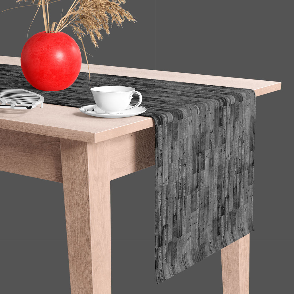 Dark Parquet Table Runner-Table Runners-RUN_TB-IC 5007315 IC 5007315, Ancient, Black, Black and White, Historical, Medieval, Patterns, Retro, Vintage, White, Wooden, dark, parquet, table, runner, wood, texture, seamless, background, aged, boards, decoration, empty, floor, grunge, hardwood, home, indoor, interior, loop, luxury, maple, nobody, oak, old, pine, room, surface, tiled, tiles, wall, wallpaper, weathered, artzfolio, table runner, table runner 6 seater, runner for dining table, table runner 4 seater,