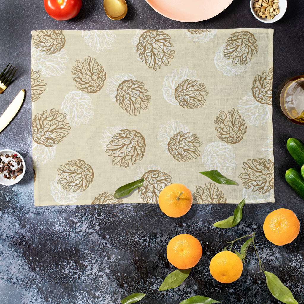 Christmas Holidays Table Mat Placemat-Table Place Mats Fabric-MAT_TB-IC 5007317 IC 5007317, Abstract Expressionism, Abstracts, Ancient, Art and Paintings, Christianity, Culture, Decorative, Digital, Digital Art, Drawing, Ethnic, Festivals and Occasions, Festive, Graphic, Hand Drawn, Historical, Holidays, Illustrations, Medieval, Patterns, Retro, Seasons, Semi Abstract, Signs, Signs and Symbols, Symbols, Traditional, Tribal, Vintage, World Culture, christmas, table, mat, placemat, abstract, art, backdrop, ba