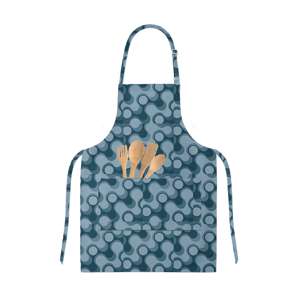 Abstract Retro Apron | Adjustable, Free Size & Waist Tiebacks - Aprons Neck to Knee - ArtzFolio.com