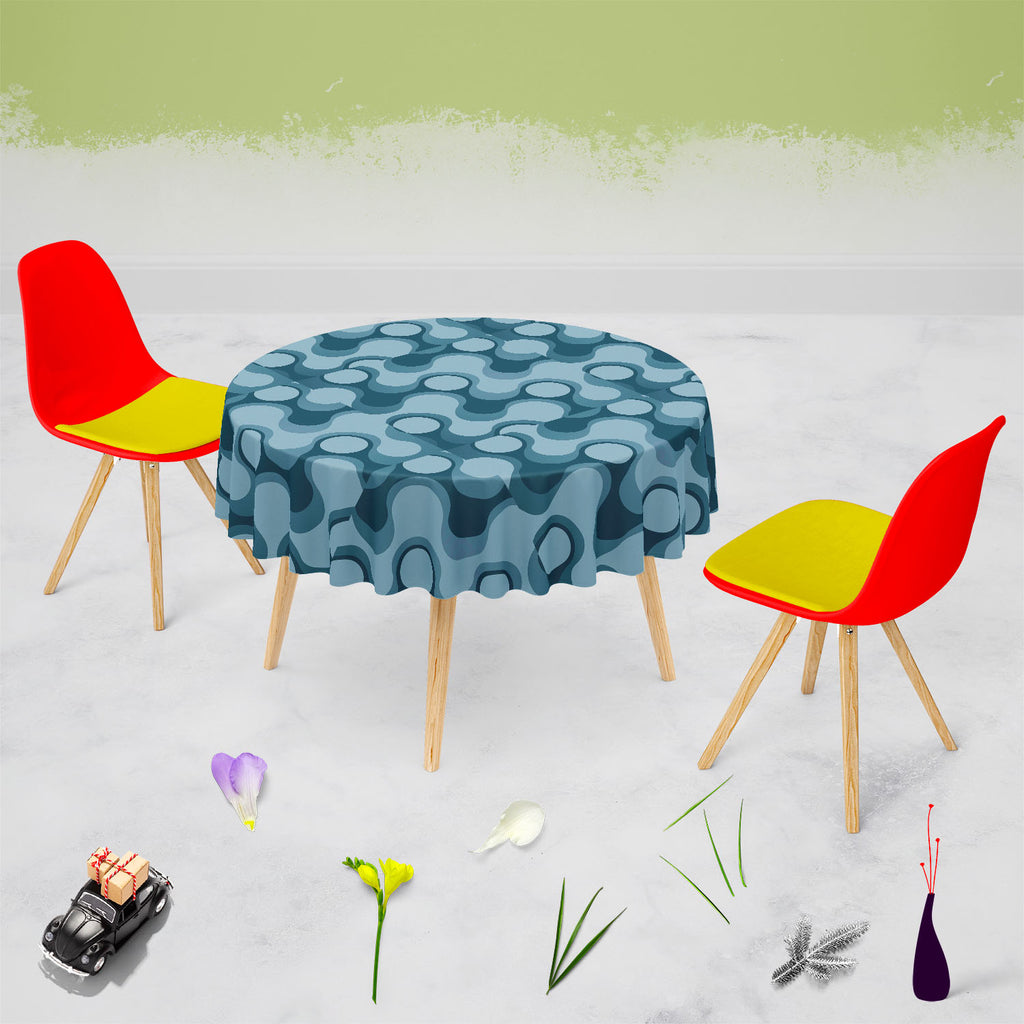 Abstract Retro D3 Table Cloth Cover - Table Covers - ArtzFolio.com