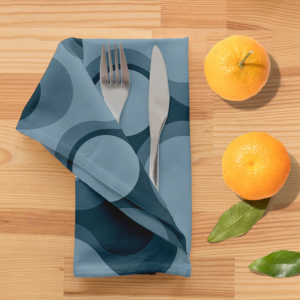 Abstract Retro D3 Table Napkin - Table Napkins - ArtzFolio.com