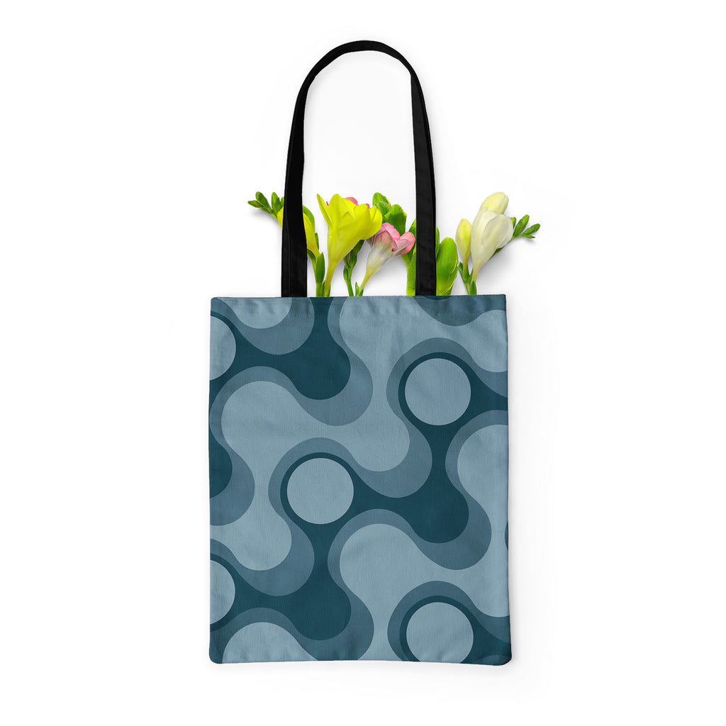 Abstract Retro D3 Tote Bag Shoulder Purse | Multipurpose - Tote Bags Basic - ArtzFolio.com