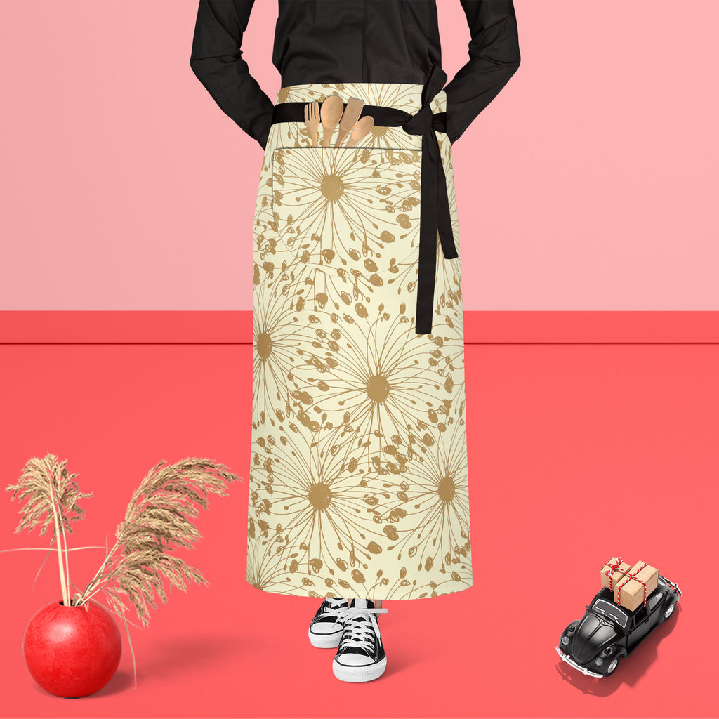 Sketchy Circles Apron | Adjustable, Free Size & Waist Tiebacks-Aprons Waist to Feet-APR_WS_FT-IC 5007319 IC 5007319, Ancient, Art and Paintings, Botanical, Circle, Countries, Digital, Digital Art, Dots, Floral, Flowers, Graphic, Historical, Medieval, Nature, Patterns, Retro, Signs, Signs and Symbols, Vintage, sketchy, circles, apron, adjustable, free, size, waist, tiebacks, art, autumn, backdrop, background, beige, country, cover, craft, creative, curls, cute, dandelion, decor, design, doodle, dot, endless,