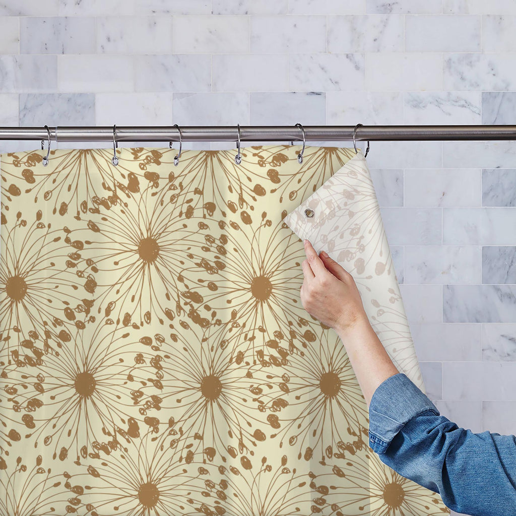 Sketchy Circles Washable Waterproof Shower Curtain-Shower Curtains-CUR_SH-IC 5007319 IC 5007319, Ancient, Art and Paintings, Botanical, Circle, Countries, Digital, Digital Art, Dots, Floral, Flowers, Graphic, Historical, Medieval, Nature, Patterns, Retro, Signs, Signs and Symbols, Vintage, sketchy, circles, washable, waterproof, shower, curtain, art, autumn, backdrop, background, beige, country, cover, craft, creative, curls, cute, dandelion, decor, design, doodle, dot, endless, fabric, flourish, flower, ha