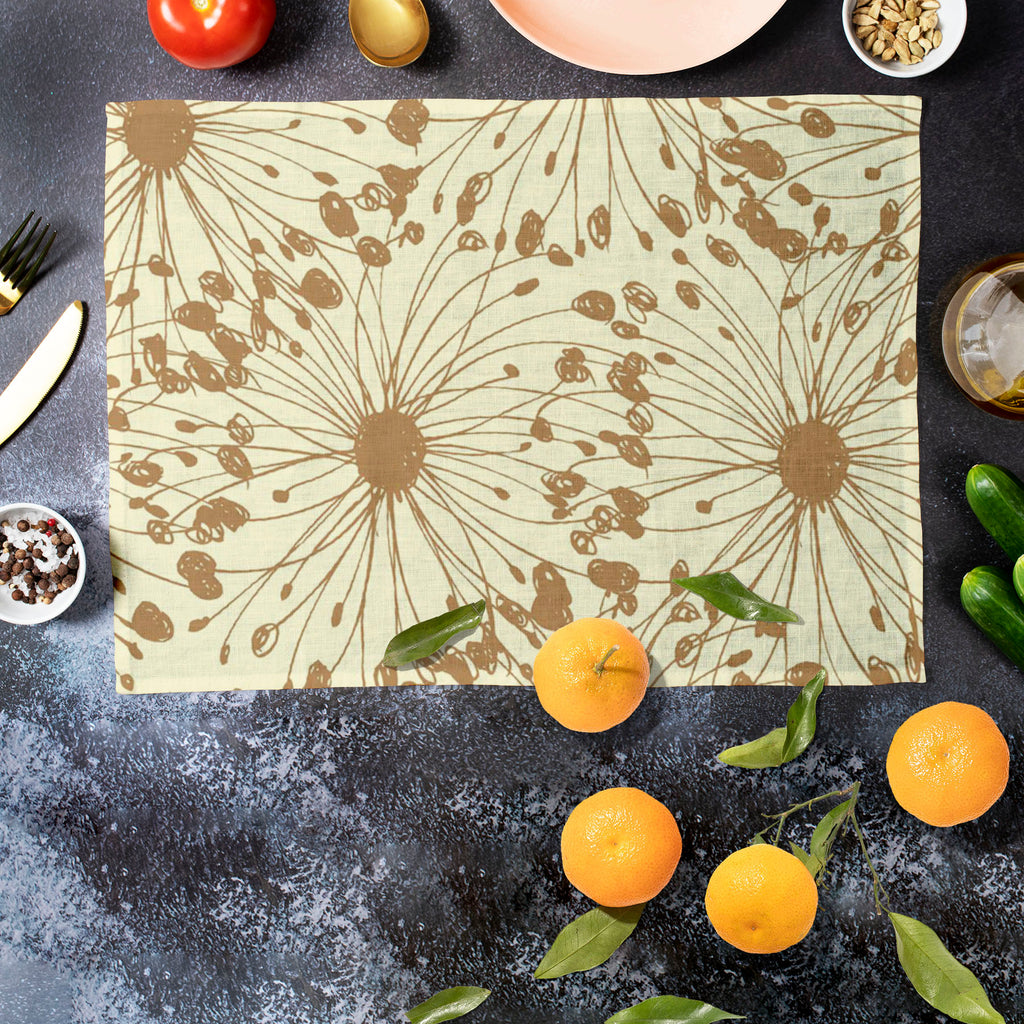 Sketchy Circles Table Mat Placemat-Table Place Mats Fabric-MAT_TB-IC 5007319 IC 5007319, Ancient, Art and Paintings, Botanical, Circle, Countries, Digital, Digital Art, Dots, Floral, Flowers, Graphic, Historical, Medieval, Nature, Patterns, Retro, Signs, Signs and Symbols, Vintage, sketchy, circles, table, mat, placemat, art, autumn, backdrop, background, beige, country, cover, craft, creative, curls, cute, dandelion, decor, design, doodle, dot, endless, fabric, flourish, flower, handmade, knitting, lace, l