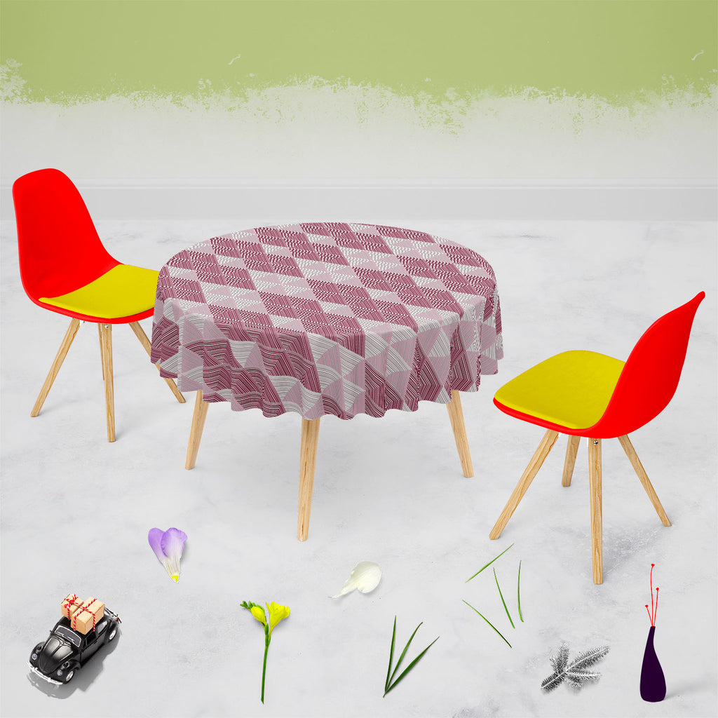 Rhombs Table Cloth Cover-Table Covers-CVR_TB_RD-IC 5007320 IC 5007320, Abstract Expressionism, Abstracts, Ancient, Art and Paintings, Black and White, Culture, Decorative, Digital, Digital Art, Ethnic, Fashion, Geometric, Geometric Abstraction, Graphic, Historical, Illustrations, Medieval, Modern Art, Patterns, Retro, Semi Abstract, Signs, Signs and Symbols, Traditional, Triangles, Tribal, Vintage, White, World Culture, rhombs, table, cloth, cover, abstract, argyle, art, backdrop, background, box, cell, cla