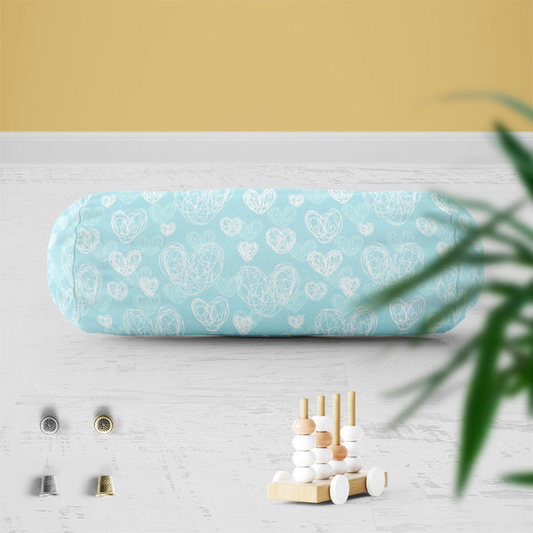 Romantic Doodle Bolster Cover Booster Cases | Concealed Zipper Opening-Bolster Covers-BOL_CV_ZP-IC 5007322 IC 5007322, Abstract Expressionism, Abstracts, Animated Cartoons, Art and Paintings, Birthday, Black and White, Comics, Decorative, Hearts, Holidays, Icons, Love, Patterns, Romance, Semi Abstract, Signs, Signs and Symbols, Wedding, White, romantic, doodle, bolster, cover, booster, cases, zipper, opening, poly, cotton, fabric, heart, pattern, cute, lace, seamless, abstract, art, artistic, artwork, blue,