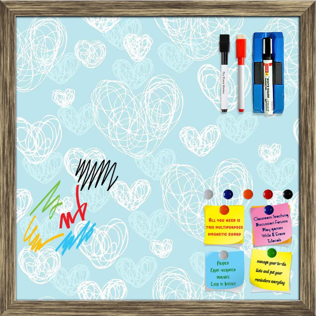 Romantic Doodle Framed Magnetic Dry Erase Board | Combo with Magnet Buttons & Markers-Magnetic Boards Framed-MGB_FR-IC 5007322 IC 5007322, Abstract Expressionism, Abstracts, Animated Cartoons, Art and Paintings, Birthday, Black and White, Comics, Decorative, Hearts, Holidays, Icons, Love, Patterns, Romance, Semi Abstract, Signs, Signs and Symbols, Wedding, White, romantic, doodle, framed, magnetic, dry, erase, board, printed, whiteboard, with, 4, magnets, 2, markers, 1, duster, heart, pattern, cute, lace, s
