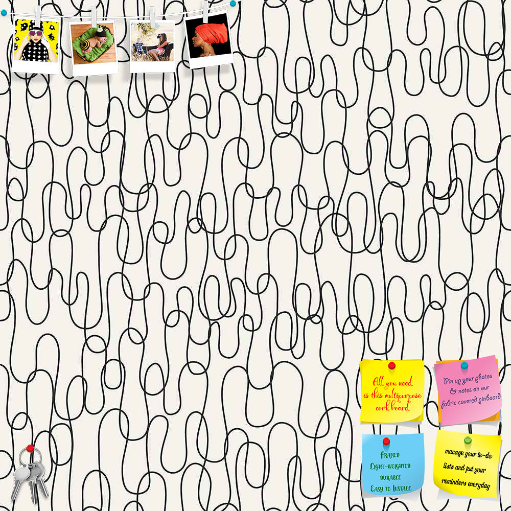 ArtzFolio Curly Lines Printed Bulletin Board Notice Pin Board Soft Board | Frameless-Bulletin Boards Frameless-AZSAO16556459BLB_FL_L-Image Code 5007324 Vishnu Image Folio Pvt Ltd, IC 5007324, ArtzFolio, Bulletin Boards Frameless, Abstract, Digital Art, curly, lines, printed, bulletin, board, notice, pin, soft, frameless, seamless, pattern, black, white, pin up board, push pin board, extra large cork board, big pin board, notice board, small bulletin board, cork board, wall notice board, giant cork board, bu