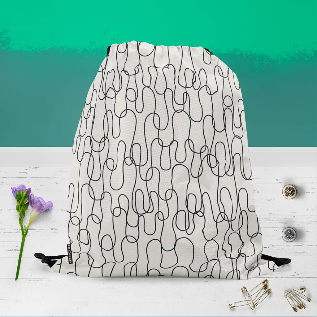 Curly Lines Backpack for Students | College & Travel Bag-Backpacks-BPK_FB_DS-IC 5007324 IC 5007324, Abstract Expressionism, Abstracts, Art and Paintings, Black, Black and White, Digital, Digital Art, Drawing, Fashion, Geometric, Geometric Abstraction, Graphic, Illustrations, Modern Art, Patterns, Semi Abstract, Signs, Signs and Symbols, Stripes, White, curly, lines, backpack, for, students, college, travel, bag, wallpaper, abstract, art, backdrop, background, cover, curtain, curve, decor, decoration, design