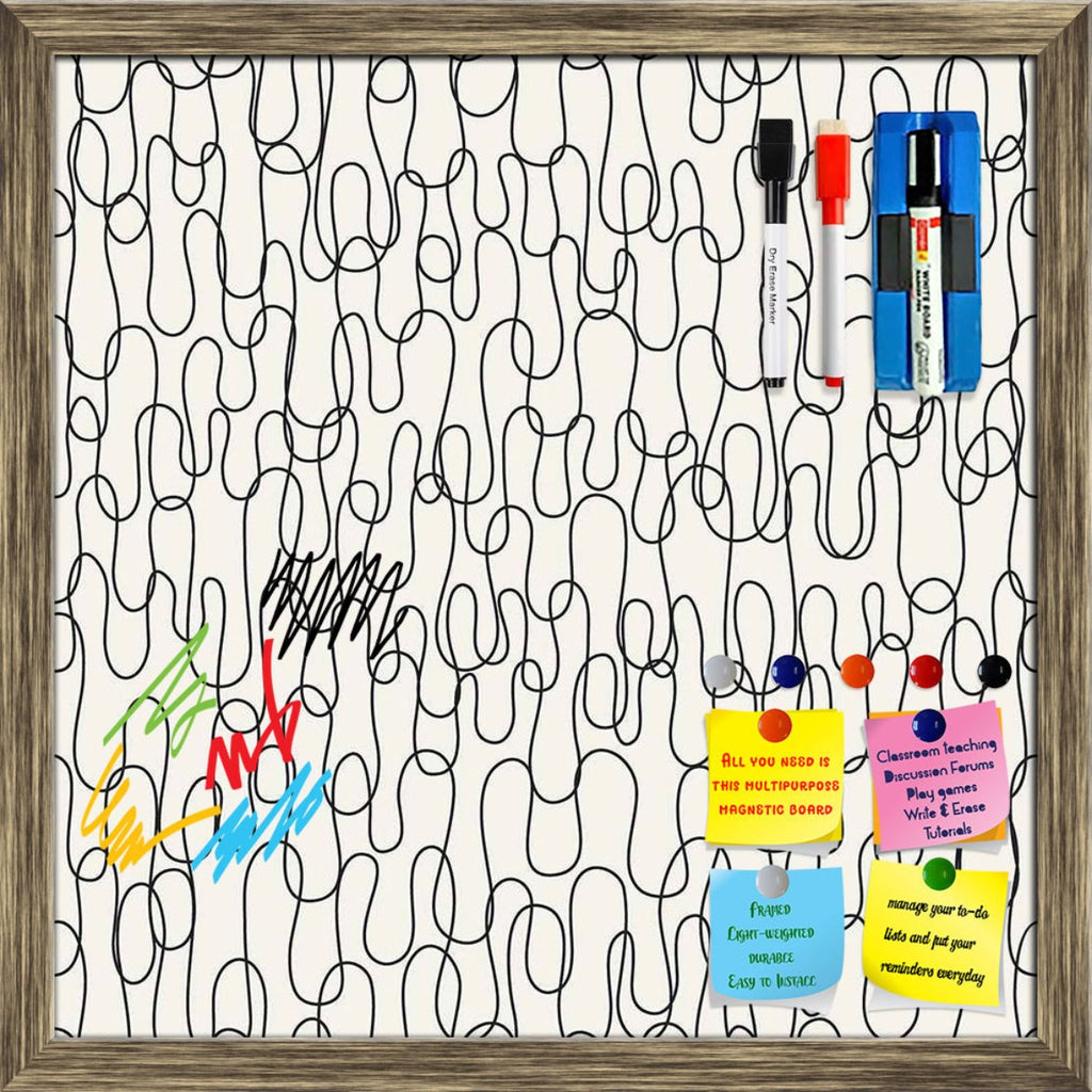 Curly Lines Framed Magnetic Dry Erase Board | Combo with Magnet Buttons & Markers-Magnetic Boards Framed-MGB_FR-IC 5007324 IC 5007324, Abstract Expressionism, Abstracts, Art and Paintings, Black, Black and White, Digital, Digital Art, Drawing, Fashion, Geometric, Geometric Abstraction, Graphic, Illustrations, Modern Art, Patterns, Semi Abstract, Signs, Signs and Symbols, Stripes, White, curly, lines, framed, magnetic, dry, erase, board, printed, whiteboard, with, 4, magnets, 2, markers, 1, duster, wallpaper