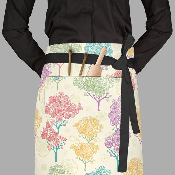 Abstract Trees Apron | Adjustable, Free Size & Waist Tiebacks-Aprons Waist to Feet-APR_WS_FT-IC 5007325 IC 5007325, Abstract Expressionism, Abstracts, Animated Cartoons, Art and Paintings, Birds, Botanical, Caricature, Cartoons, Circle, Digital, Digital Art, Drawing, Fantasy, Floral, Flowers, Graphic, Illustrations, Modern Art, Nature, Patterns, Retro, Scenic, Seasons, Semi Abstract, Signs, Signs and Symbols, Wooden, abstract, trees, full-length, waist, to, feet, apron, poly-cotton, fabric, adjustable, tieb