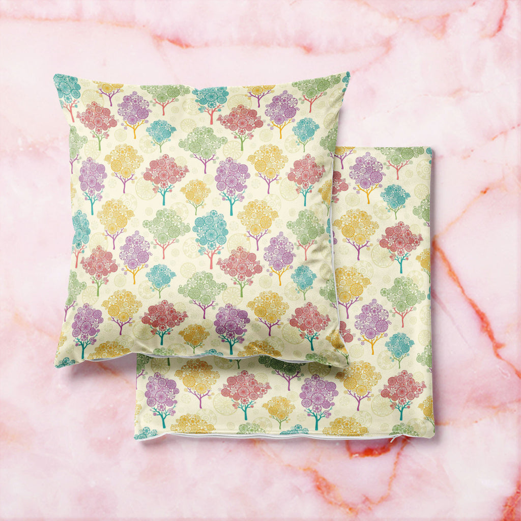 Abstract Trees Cushion Cover Throw Pillow - Cushion Covers - ArtzFolio.com