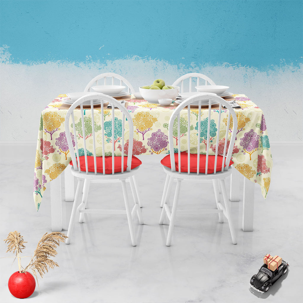 Abstract Trees Table Cloth Cover - Table Covers - ArtzFolio.com