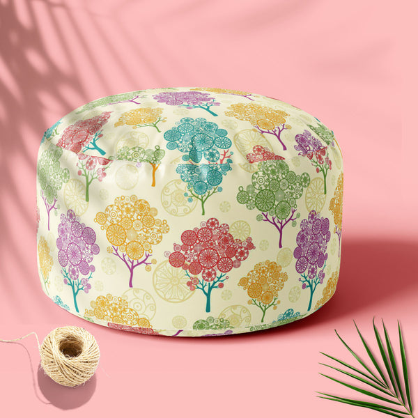 Abstract Trees Footstool Footrest Puffy Pouffe Ottoman Bean Bag | Canvas Fabric-Footstools-FST_CB_BN-IC 5007325 IC 5007325, Abstract Expressionism, Abstracts, Animated Cartoons, Art and Paintings, Birds, Botanical, Caricature, Cartoons, Circle, Digital, Digital Art, Drawing, Fantasy, Floral, Flowers, Graphic, Illustrations, Modern Art, Nature, Patterns, Retro, Scenic, Seasons, Semi Abstract, Signs, Signs and Symbols, Wooden, abstract, trees, footstool, footrest, puffy, pouffe, ottoman, bean, bag, floor, cus